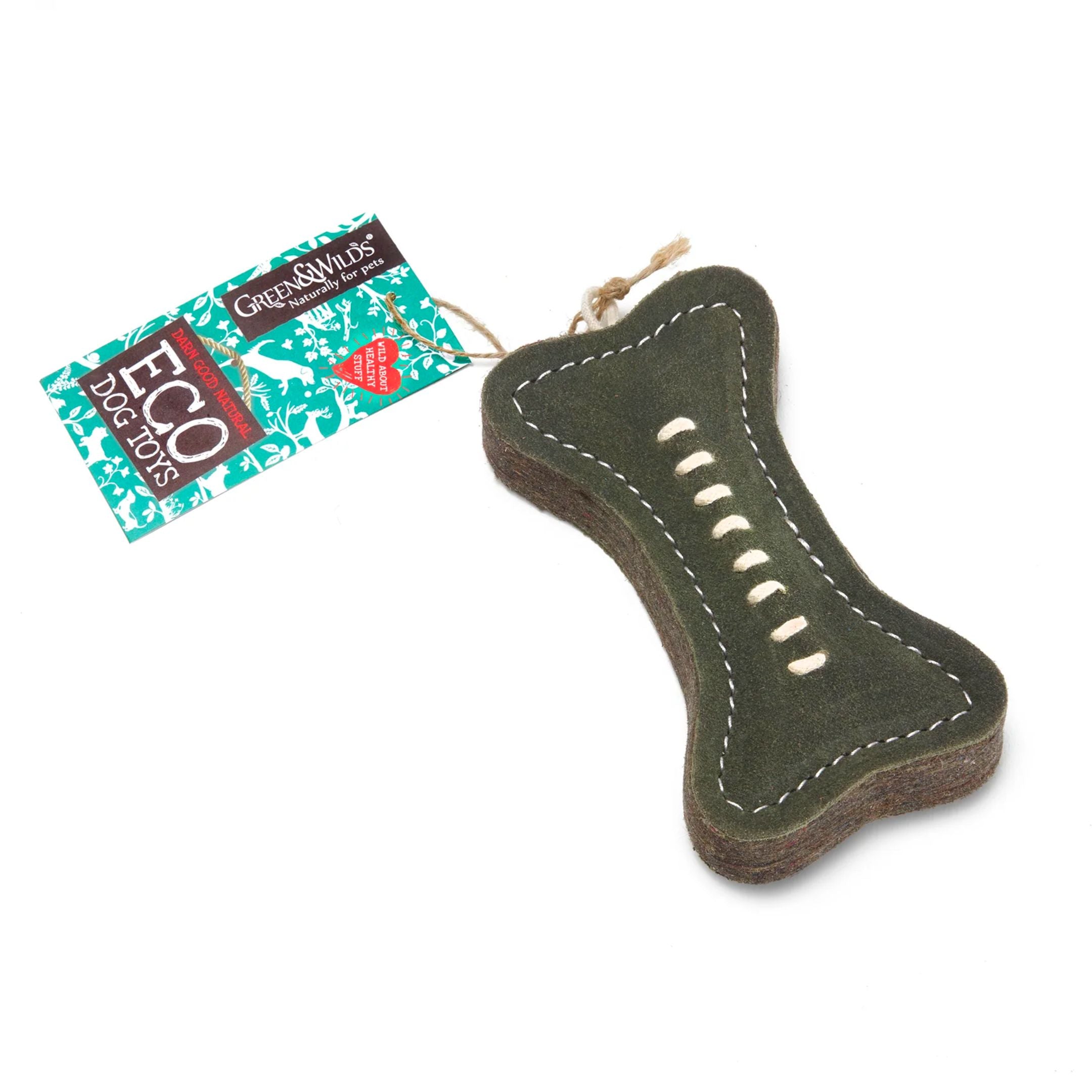 EcoToy Green Bone for Dogs The Woof Club