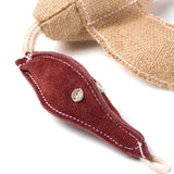 Eco Dog Toy Desmond the Duck close up on face