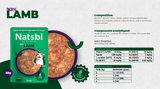 Natsbi Cat – gedämpfte natürliche Zutaten ohne Zusatz von Wasser, 80 g