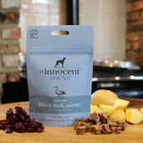 -45% BLACK FRIDAY DEAL - The Innocent Hound - Sliced Duck Sausage with Cranberry