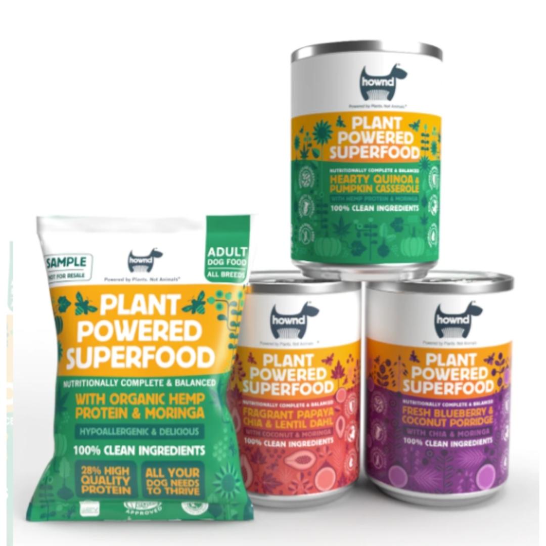 HOWND Superfood Vegan Dog Food Taster Pack The Woof Club