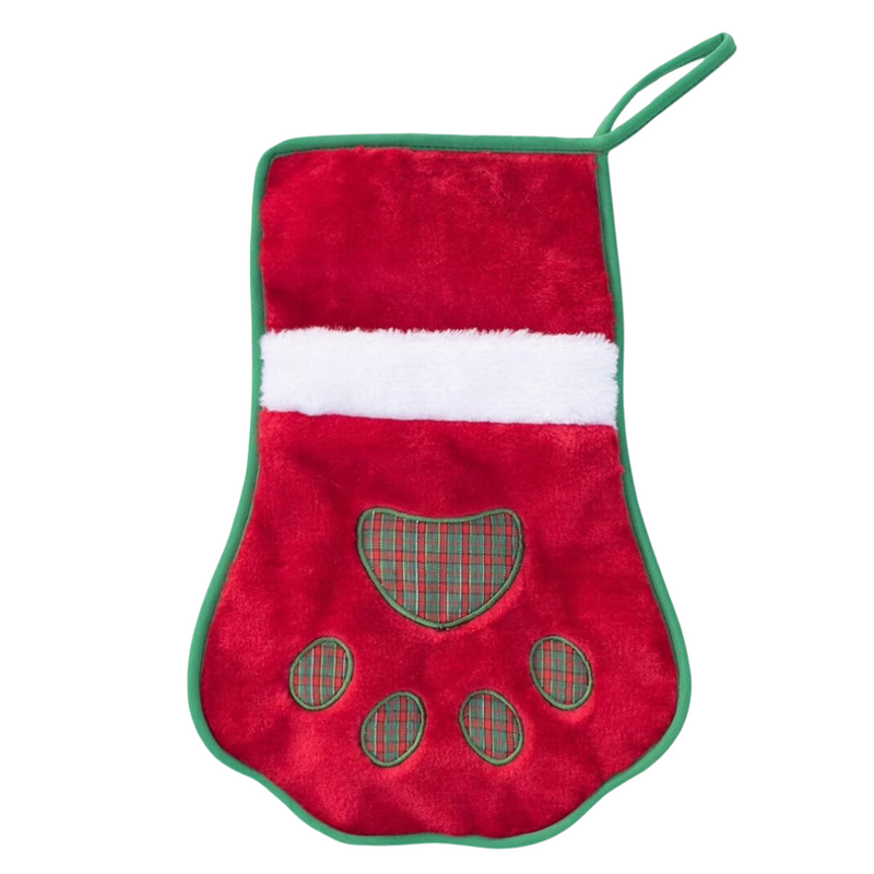 Festive Christmas Stocking with Gifts for Dogs