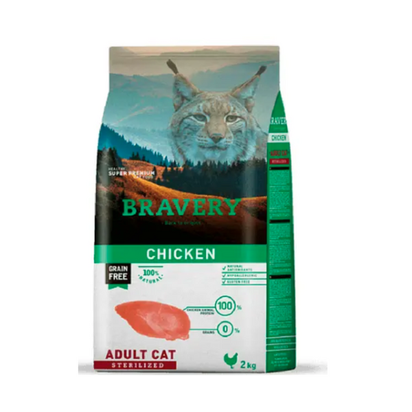 Bravery Cat Sterilised Adult Chicken Grain Free