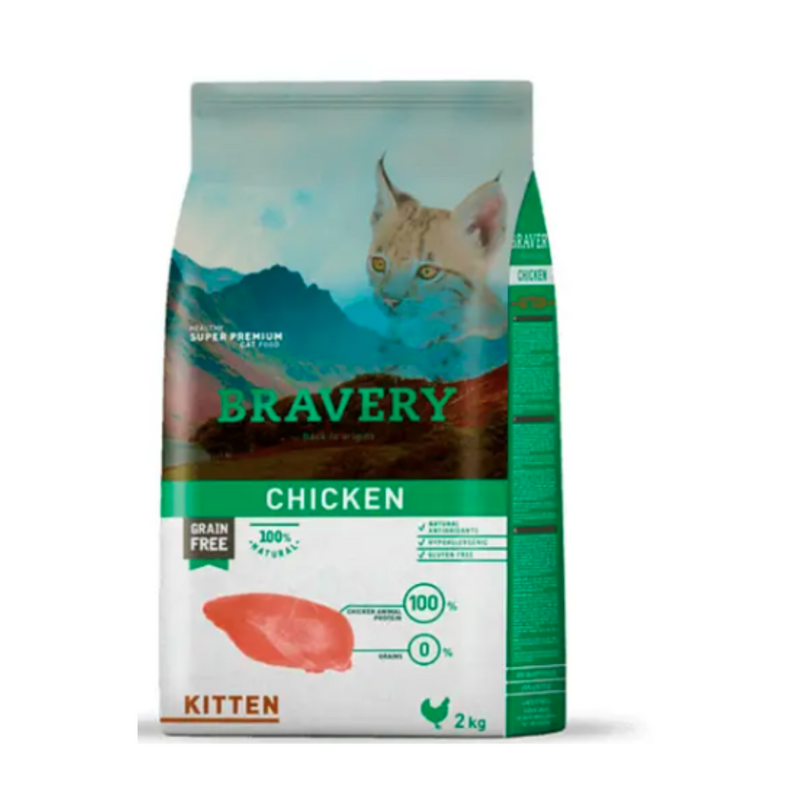 Bravery Cat Chicken Grain Free for Kittens