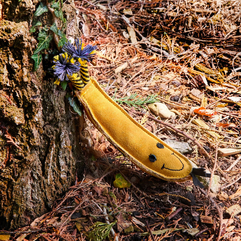 Eco-Toy Barry the Banana in the woods