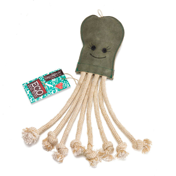 Eco Dog Toy Olive the Octopus