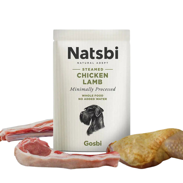Natsbi Gedämpftes Huhn-Lamm 500g