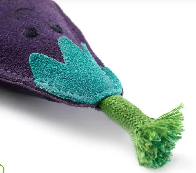 Eco Dog Toy -Austin the Aubergine