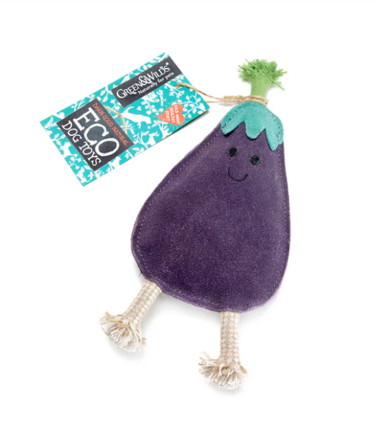 Eco Dog Toy -Austin the Aubergine