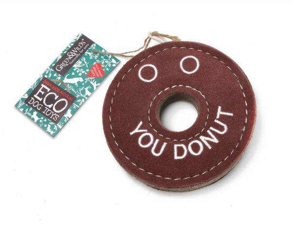 Eco Dog Toy -Derrick the Donut