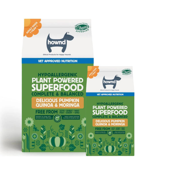 HOWND - Citrouille Quinoa & Moringa Superfood - Nourriture sèche pour chiens végétalien