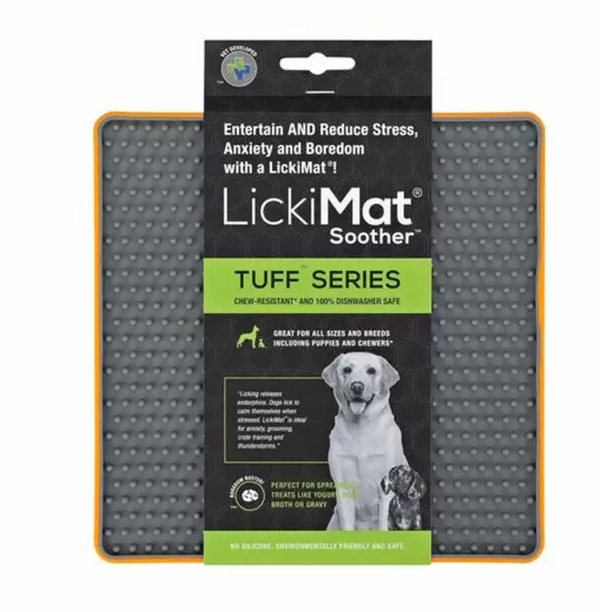 LickiMat® Soother™ Tuff für Hunde & Katzen - Rot