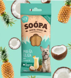 Soopa Vegan Dental Sticks for Dogs (100g)