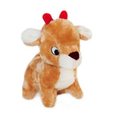 festive reindeer dog toy